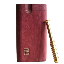 3" WOODEN PURPLE DUGOUT