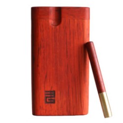 3" WOODEN RED DUGOUT