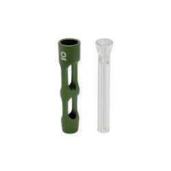 3.5" DOUBLE GLASS CHILLUM 5PC