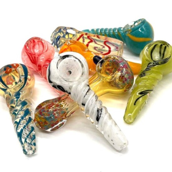3.5" GLASS PIPE ASST 3.5" GLASS PIPE ASST