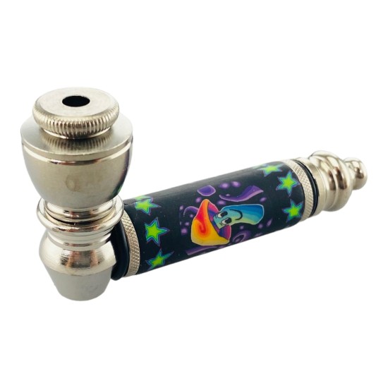 3.5" METAL PIPE MUSHROOM CHROME FINISH 3PC/PK 3.5" METAL PIPE MUSHROOM CHROME FINISH 3PC/PK