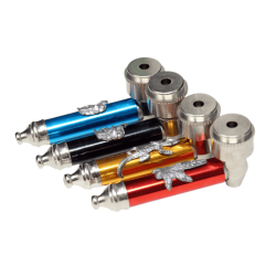 3.5" Metal Pipe  Flash light asst. colors