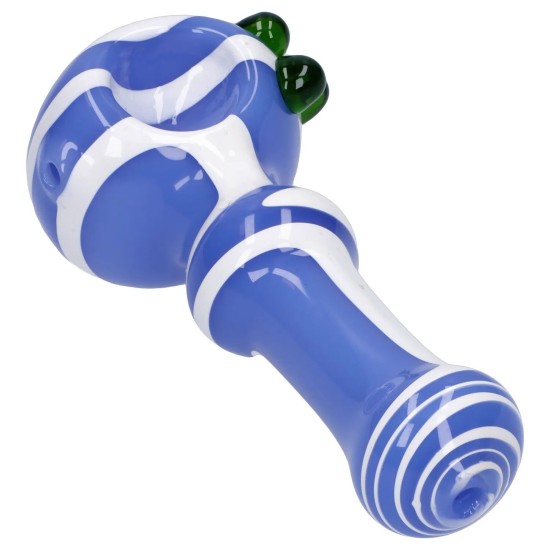 3.75" SWIRL ART PIPE W/ ART 2PC 3.75" SWIRL ART PIPE W/ ART 2PC