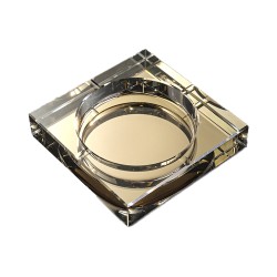 3" ASST DESIGN GLASS ASHTRAY