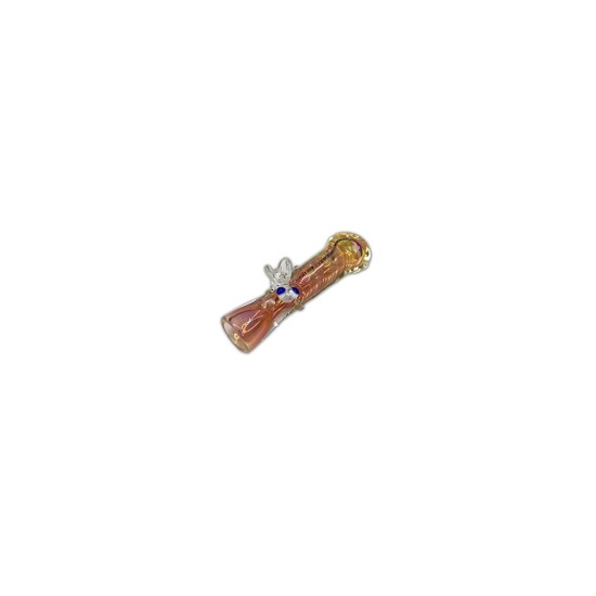 3" Glass Bat 9mm Gold Fumed (KITGB04) 3" Glass Bat 9mm Gold Fumed (KITGB04)