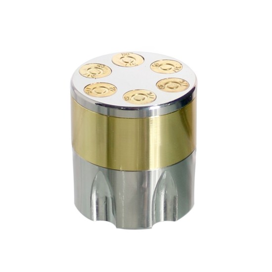 3PC MATTE ALUMINUM GRINDER BULLET STYLE 42MM 3PC MATTE ALUMINUM GRINDER BULLET STYLE 42MM