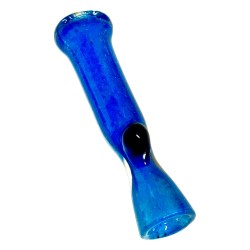4" CHILLUM BLUE DOT FRIT 5 PC