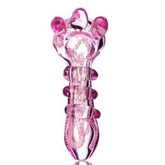 4" DICHRO GLASS PIPE PINK 4" DICHRO GLASS PIPE PINK