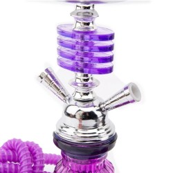 4" DOUBLE BOWL FANCY PIPE 2PC