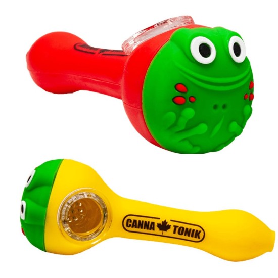 4" FROG SILICON HAND PIPE 3PK 4" FROG SILICON HAND PIPE 3PK
