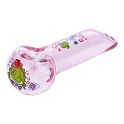 4" MILKY TUBE FLOWER SUPREME HAND PIPE
