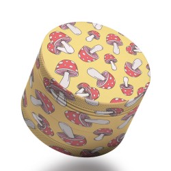 4 PART ZINC MUSHROOM GRINDER