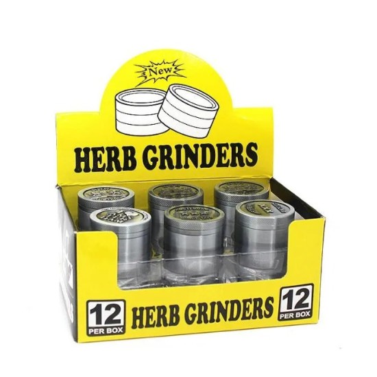 4 PARTS ALUMINIUM ZINC TOBACCO GRINDER 4 PARTS ALUMINIUM ZINC TOBACCO GRINDER