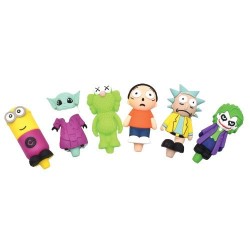 4" SILICONE/GLASS CHARACTER HANDPIPE