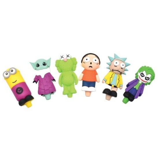 4" SILICONE/GLASS CHARACTER HANDPIPE 4" SILICONE/GLASS CHARACTER HANDPIPE
