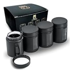 4" SMELL PROOF MEDIUM GLASS JAR ASSORTED DESIGNS