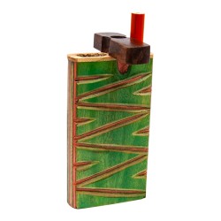 4" WOODEN GREEN DUGOUT