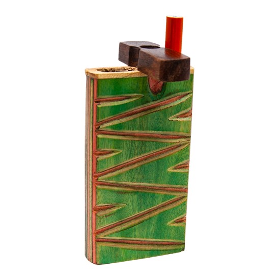 4" WOODEN GREEN DUGOUT 4" WOODEN GREEN DUGOUT