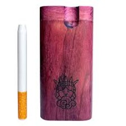 4" WOODEN PURPLE DUGOUT