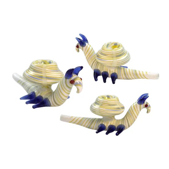 4.2" COLOR GLASS HAND PIPEW SNAIL 4.2" COLOR GLASS HAND PIPEW SNAIL