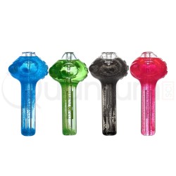 4.3" ELECTRIC PLATING COLOR GLASS HAND PIPE