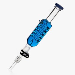 4.5" GLYCERIN GLASS DAB STRAW