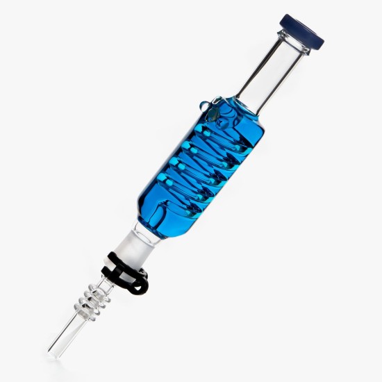 4.5" GLYCERIN GLASS DAB STRAW 4.5" GLYCERIN GLASS DAB STRAW