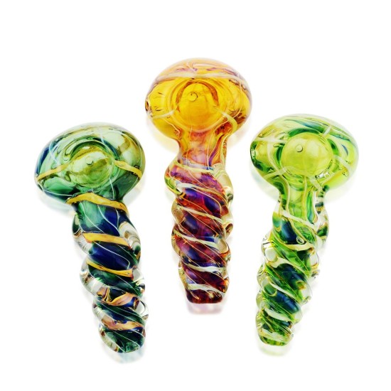 4.5" GOLDEN FUMED HANDPIPE 4.5" GOLDEN FUMED HANDPIPE