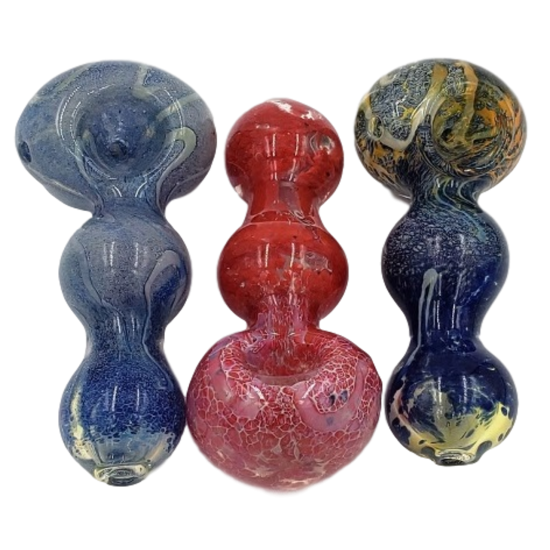 4.5" HAND CRAFTED BUBBLES ART PIPE 4.5" HAND CRAFTED BUBBLES ART PIPE