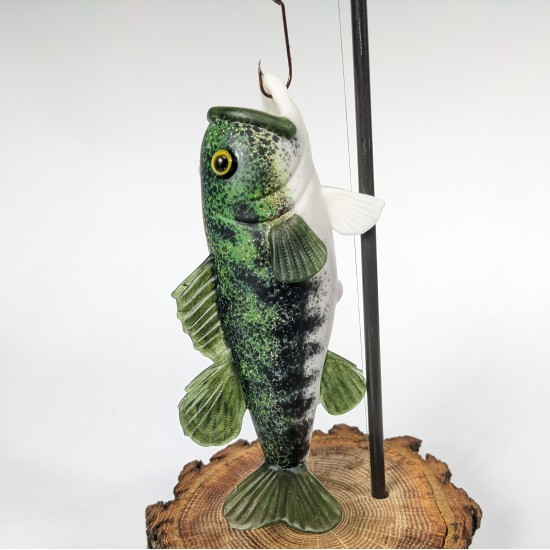 4.5" HAND CRAFTED LARGE FISH PIPE 4.5" HAND CRAFTED LARGE FISH PIPE