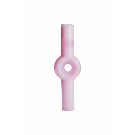 4.5" HAND CRAFTED MILKY PINK PIPE 4.5" HAND CRAFTED MILKY PINK PIPE