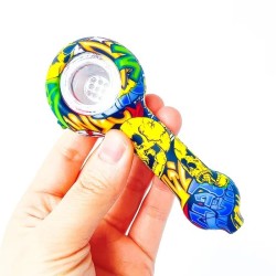 4.5" SHUNREI SILICONE HAND PIPE 3PK