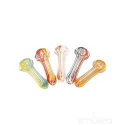 4.7" GLASS HAND PIPE W 5PC SMALL