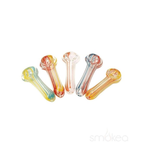 4.7" GLASS HAND PIPE W 5PC SMALL 4.7" GLASS HAND PIPE W 5PC SMALL