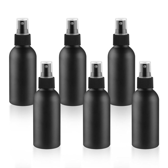 4OZ 120ML BLK TOP GLS JAR 6PK 4OZ 120ML BLK TOP GLS JAR 6PK
