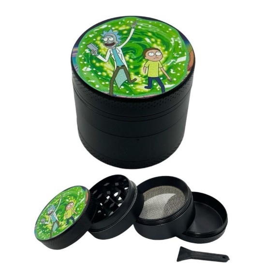 4PC 63MM GRINDER ASSORTED DESIGNS 4PC 63MM GRINDER ASSORTED DESIGNS