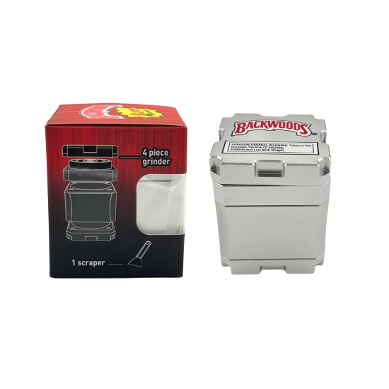 4PC BACKWOODS CUBE GRINDER 4PC BACKWOODS CUBE GRINDER