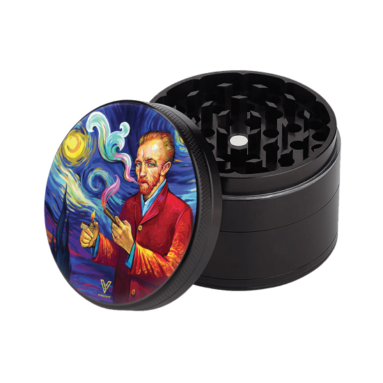 4PC CLEANCUT 55MM NON STICK GRINDER BY VSYNDICATE 4PC CLEANCUT 55MM NON STICK GRINDER BY VSYNDICATE