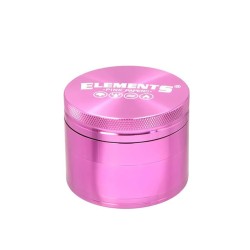4PC ELEMENTS PINK ALUMINUM GRINDER