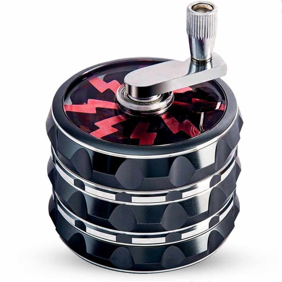 4PC TOP WITH ROTATARY DESIGN GRINDER 65MM 4PC TOP WITH ROTATARY DESIGN GRINDER 65MM