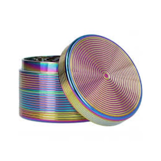 4PC WINE BARREL-GRINDER RAINBOW COLOR 63MM
