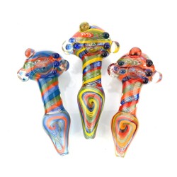5" AMERICAN COLOR ART WOOD COLOR ARTISTIC HAND PIPE 5" AMERICAN COLOR ART WOOD COLOR ARTISTIC HAND PIPE