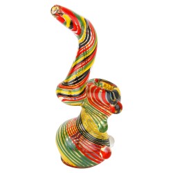 5" FULL MARBLE ART RASTA DELUX PIPE 5" FULL MARBLE ART RASTA DELUX PIPE