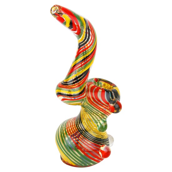 5" FULL MARBLE ART RASTA DELUX PIPE 5" FULL MARBLE ART RASTA DELUX PIPE