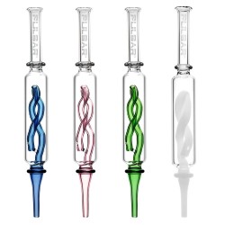5" GLASS DAB STRAW 3PK 5" GLASS DAB STRAW 3PK