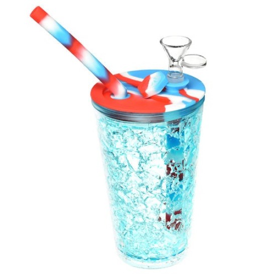 5" GRAFFITI GLASS SIPPY CUP WATERPIPE 5" GRAFFITI GLASS SIPPY CUP WATERPIPE