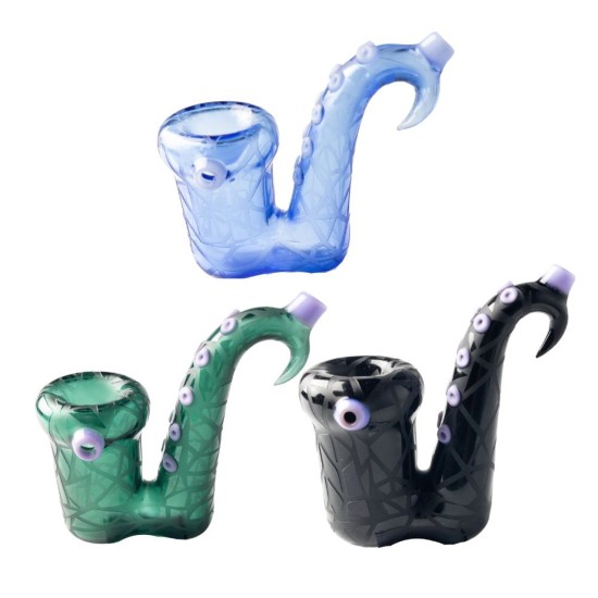 5" HAND CRAFTED OCTOPUS TENTACLE PIPE 5" HAND CRAFTED OCTOPUS TENTACLE PIPE