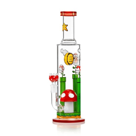 5" NEON OB WATERPIPE MARIO DESIGN 2052 5" NEON OB WATERPIPE MARIO DESIGN 2052
