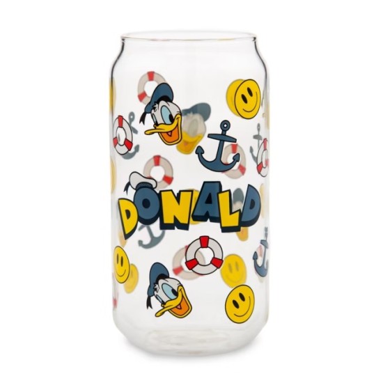 5.9" GLASS HONEY STRAW W DONALD DUCK 3PK 5.9" GLASS HONEY STRAW W DONALD DUCK 3PK