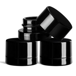 5ML CHILD RESISTANT GLASS WAX JAR 12PK